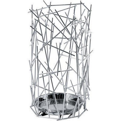 blow up chromed steel umbrella stand